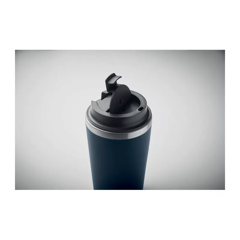 Kubek dwuścienny z powłoką ceramiczną 350 ml BLERM - Francuski Granat (MO2572-85)