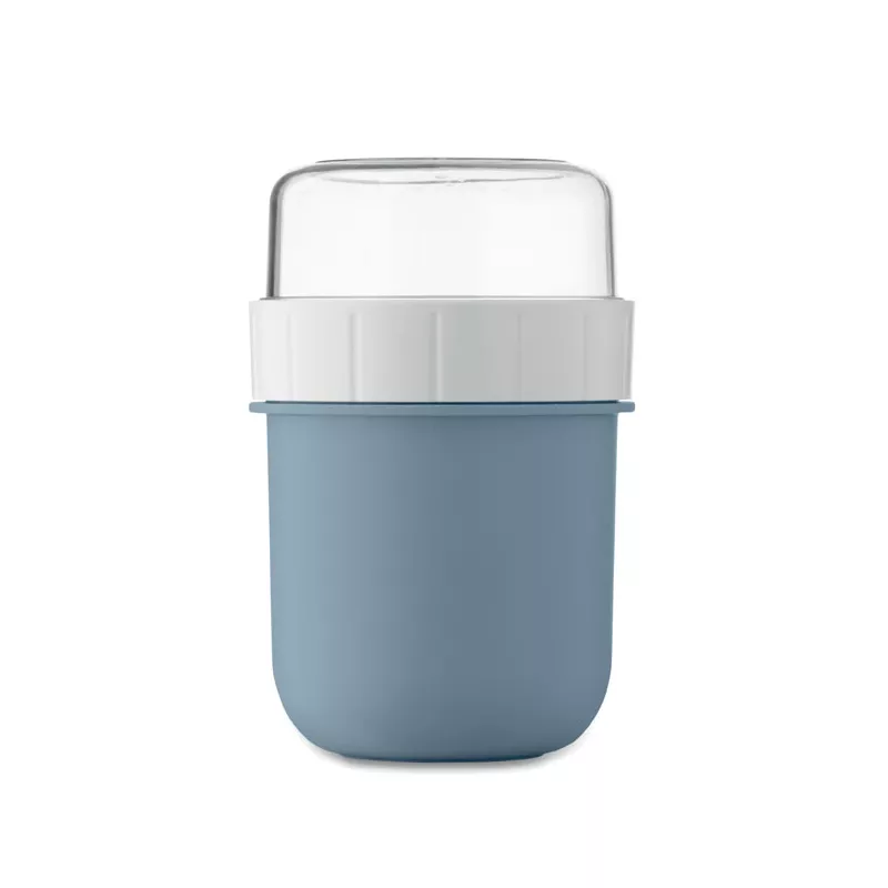 Kubek śniadaniowy z pojemnikiem 450 ml CUP ON GO - Petrol (MO2679-20)