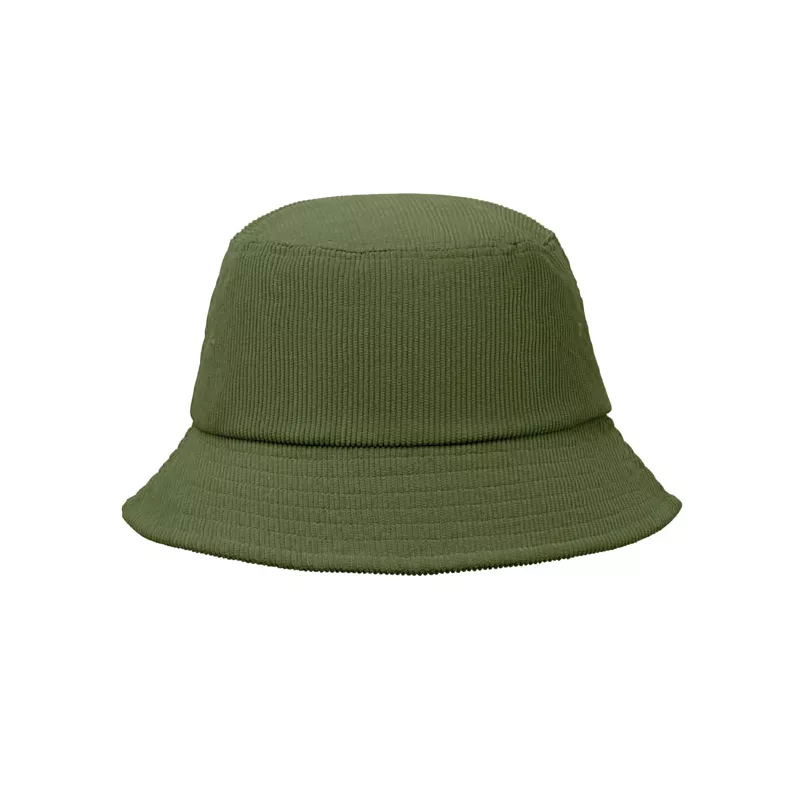 Kapelusz bucket sztruksowy 220 g/m² SCOOP - Zieleń Wojskowa (MO2869-49)