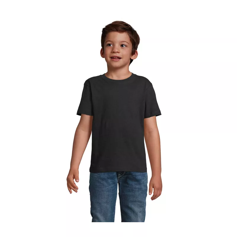 Koszulka dziecięca 190 g/m² Sol's IMPERIAL KIDS - Deep Black (S11770-DB)