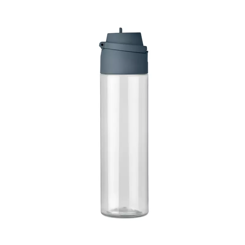 Butelka z RPET ze słomką 2 w 1 700 ml TOIEN KLAR - Petrol (MO2990-20)