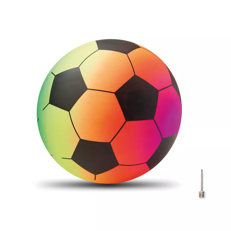 Piłka plażowa dmuchana z PVC RAINBALL - Wielokolorowy (MO2558-99)
