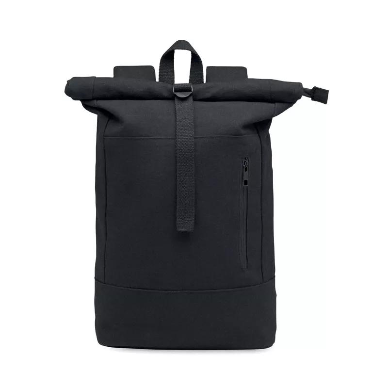 Plecak rolltop na laptop 15" 340 g/m² KOPER ROLL - Czarny (MO2400-03)