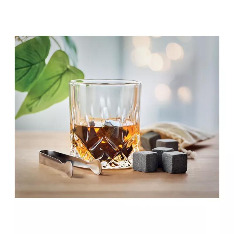 Zestaw do whisky z 2 szklankami 300 ml INVERNESS - Drewna (MO9941-40)