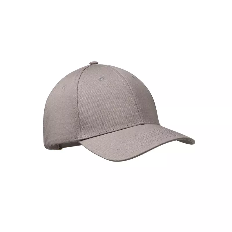 Czapka z daszkiem 6-panelowa 280 g/m² BAHAMAS - Szary (MO2347-07)
