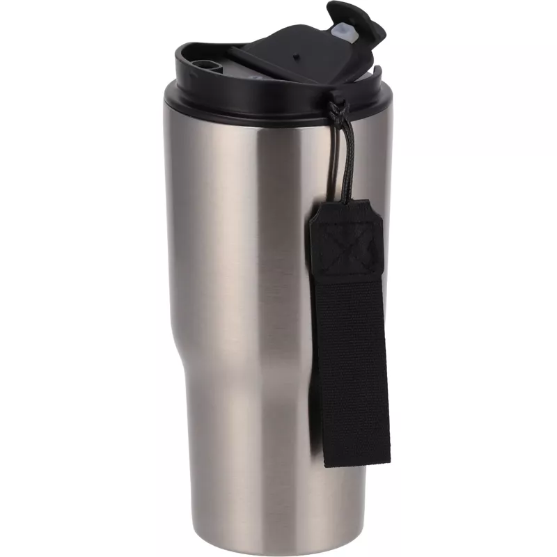 Kubek termiczny 550 ml ze stali z recyklingu DANA - szary (8523907)
