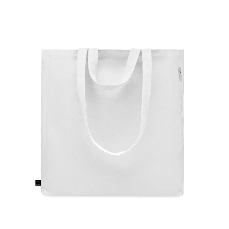Torba na zakupy z recyklingu 380 g/m² GAVE COLOUR - Bialy (MO2565-06)