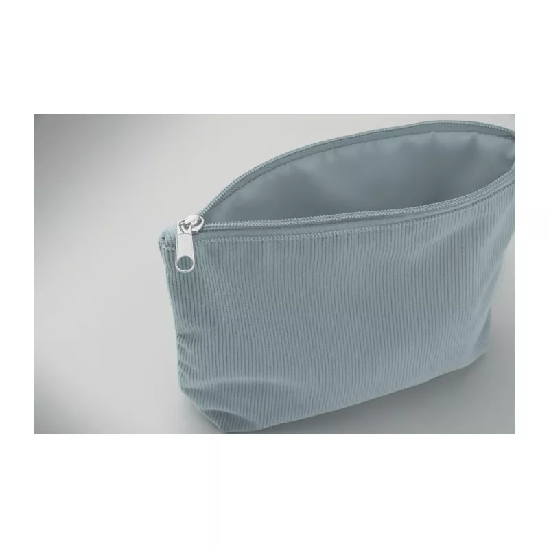 Kosmetyczka sztruksowa z podszewką 220 g/m² CORDY T - Baby Blue (MO2876-66)