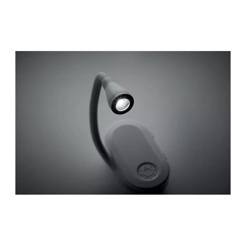 Lampka LED do książki z akumulatorem SCENE REPLA - Bialy (MO3241-06)