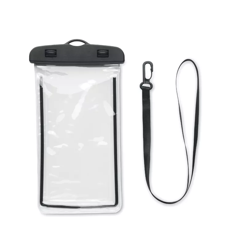 Etui wodoodporne na telefon IPX6 ze smyczą SMAG LARGE - Czarny (MO2183-03)