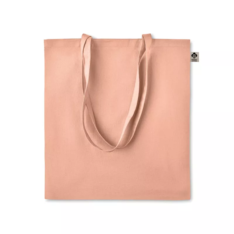 Torba z bawełny organicznej 140 g/m² ZIMDE COLOUR - Pomaranczowy (MO6189-10)