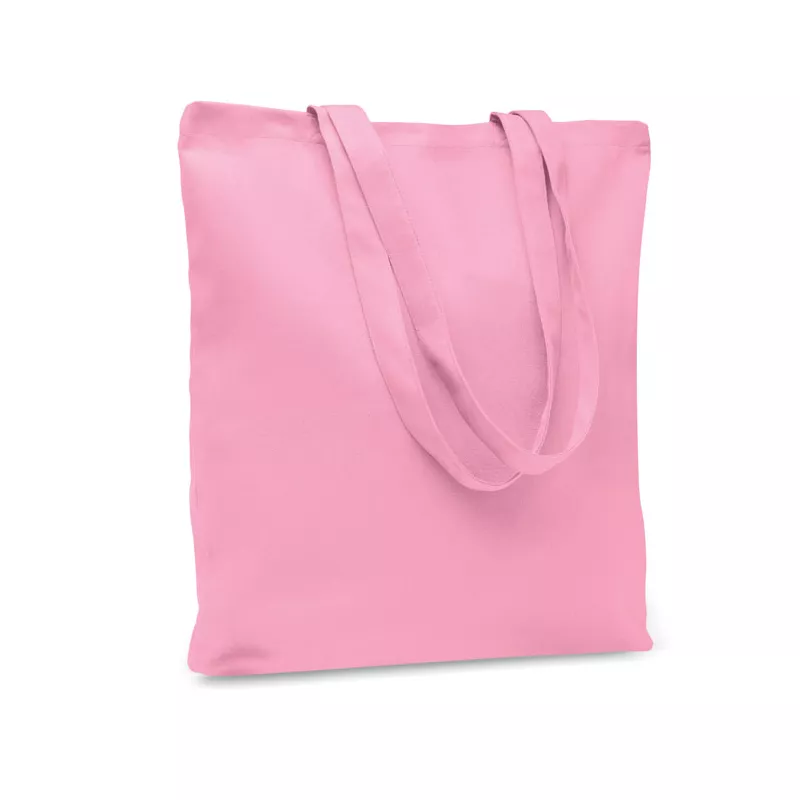 Torba bawełniana na zakupy 270 g/m² RASSA COLOURED - Dziecięcy Róż (MO6442-11)