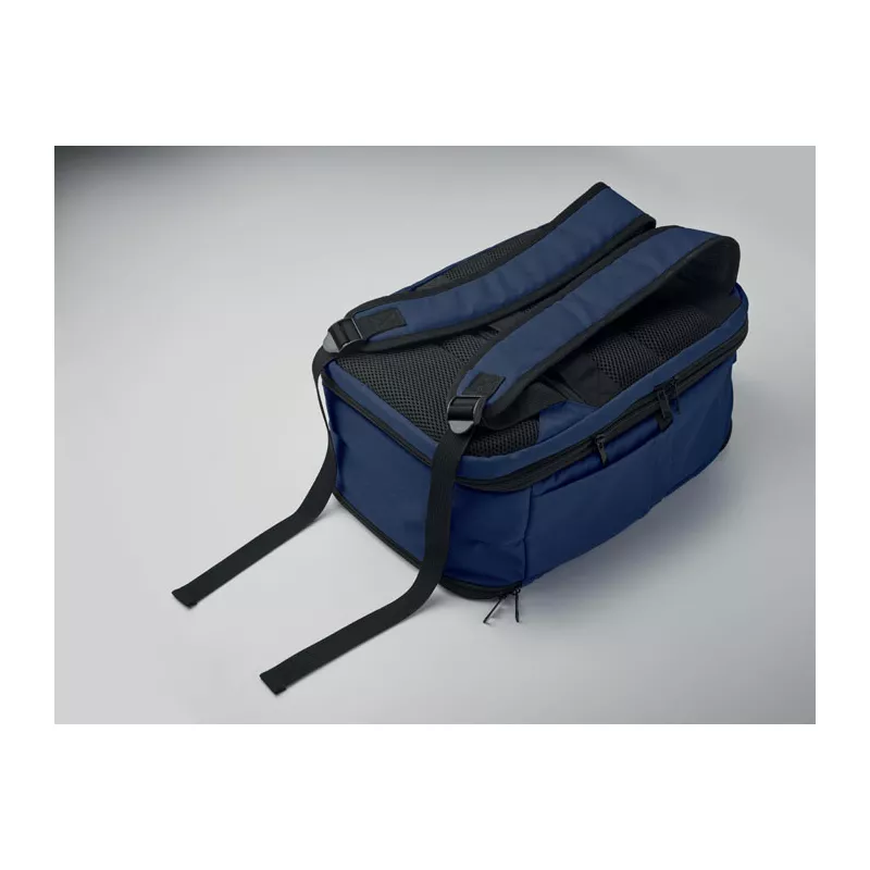 Plecak kabinowy z RPET na laptop 15" FLYSAFE - Niebieski (MO2840-04)