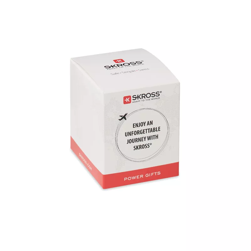Adapter podróżny 2-biegunowy Skross MUV MICRO - Bialy (MO8841-06)