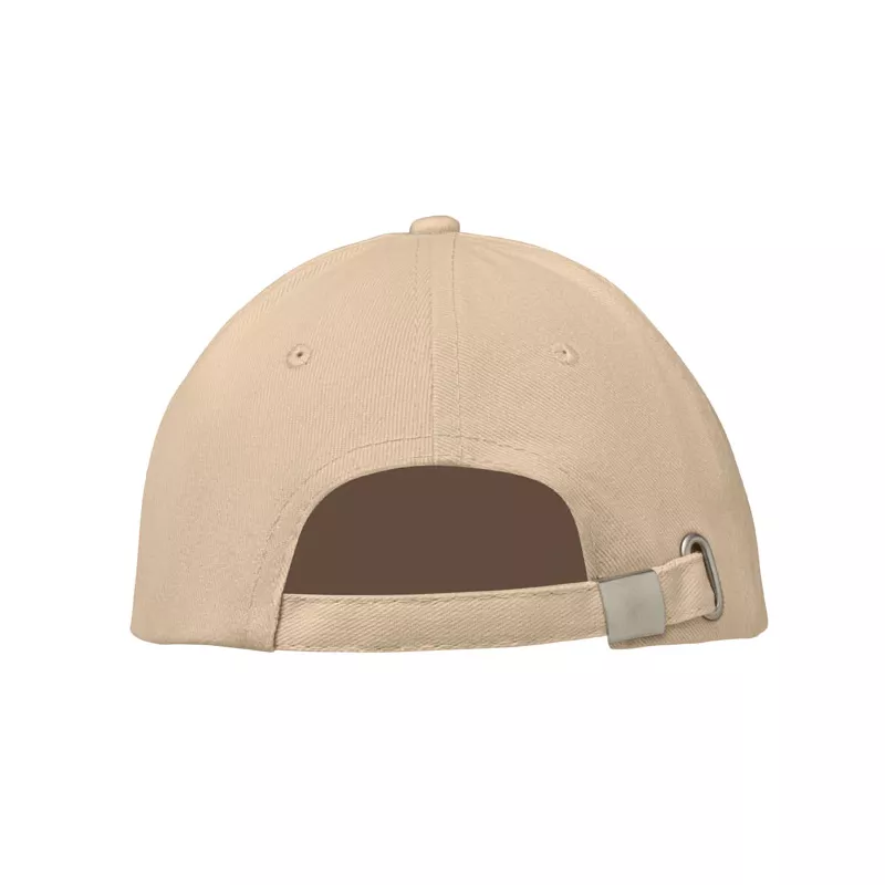 Czapka z daszkiem 6-panelowa 260 g/m² BUFFALO - Bezowy (MO1464-13)