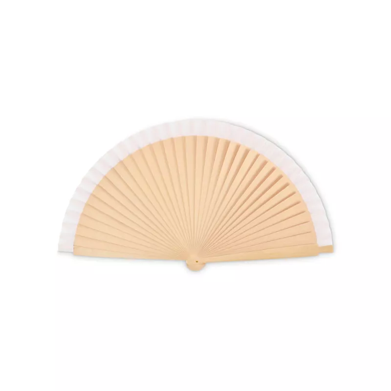 Wachlarz drewniany z 34 żebrami WOODFAN - Bialy (MO2883-06)