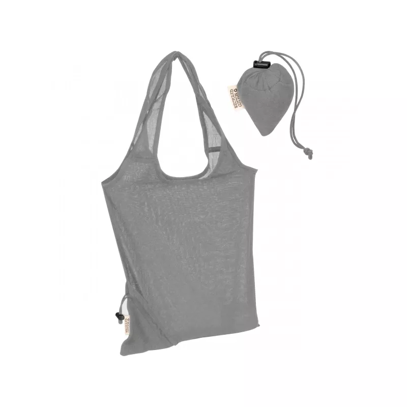 Torba bawełniana z recyklingu 118 g/m2 Modena - szary (526207)