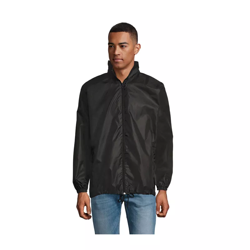 Wiatrówka unisex z kapturem 210 g/m² Sol's SHIFT - Czarny (S01618-BK)