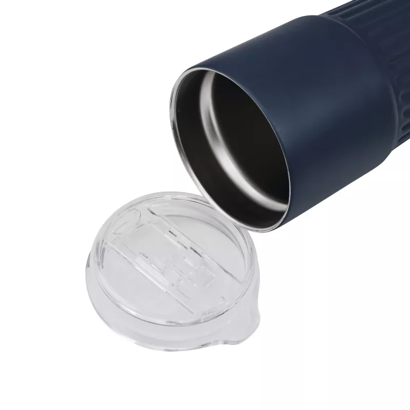 Próżniowy kubek 600 ml WAVE LINE - granatowy (56-0304715)