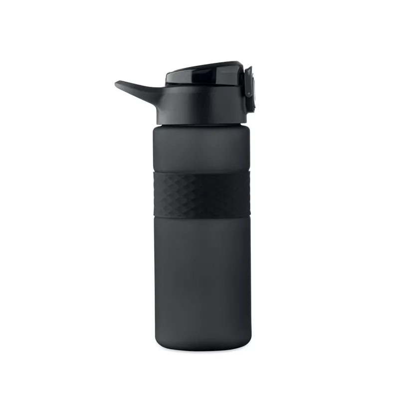 Butelka z RPET ze słomką 700 ml ISJFORDEN - Czarny (MO2755-03)