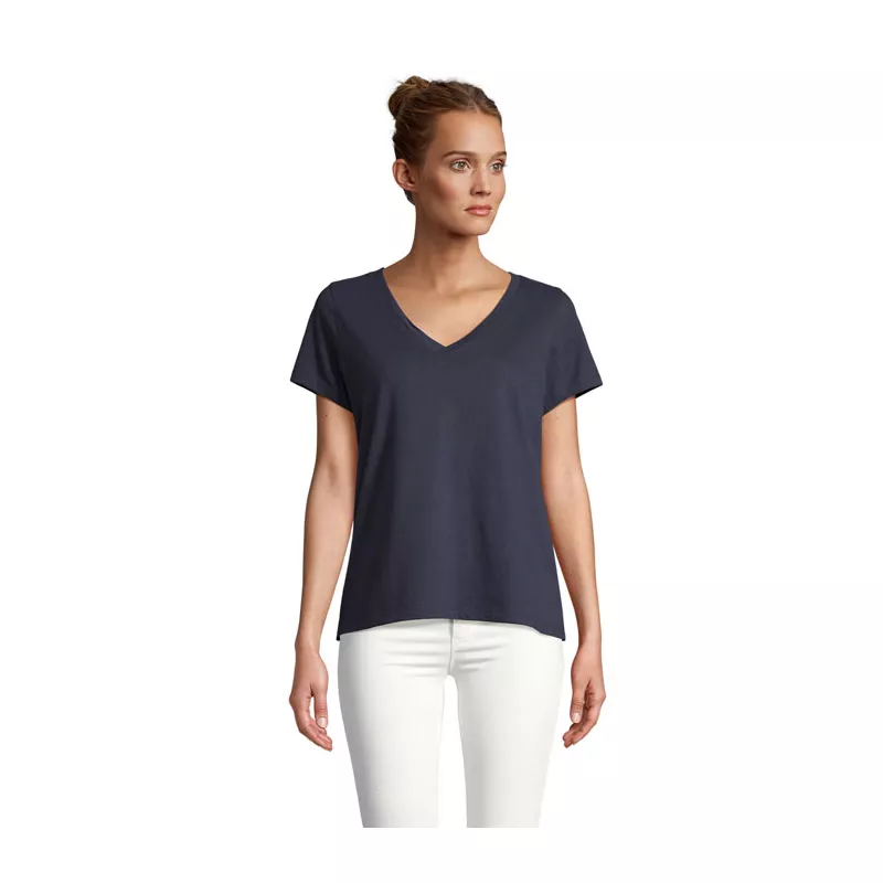 Koszulka damska V-neck Sol's REGENT V WOMEN - French Navy (S04766-FN)
