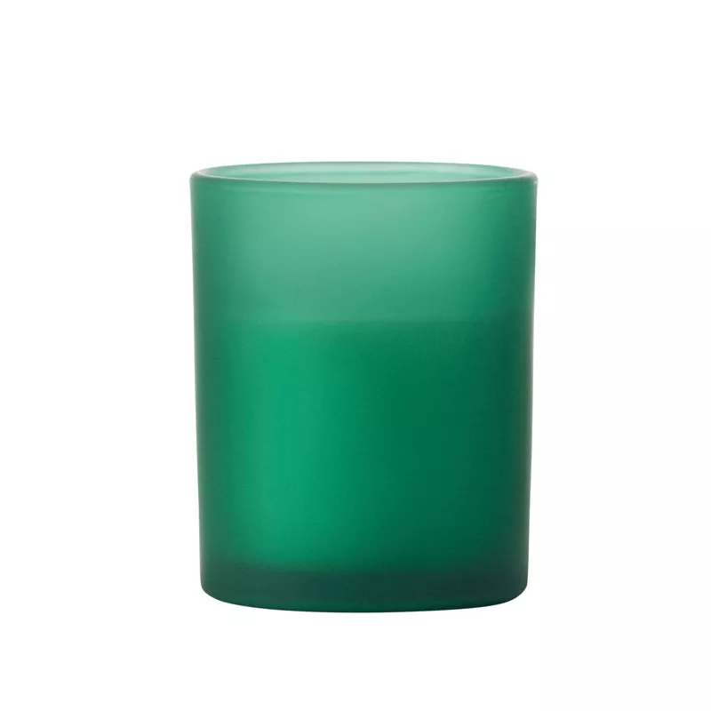 Świeca zapachowa wanilia w szkle 80 g KIVAS WOOD - Zielony (MO2708-09)