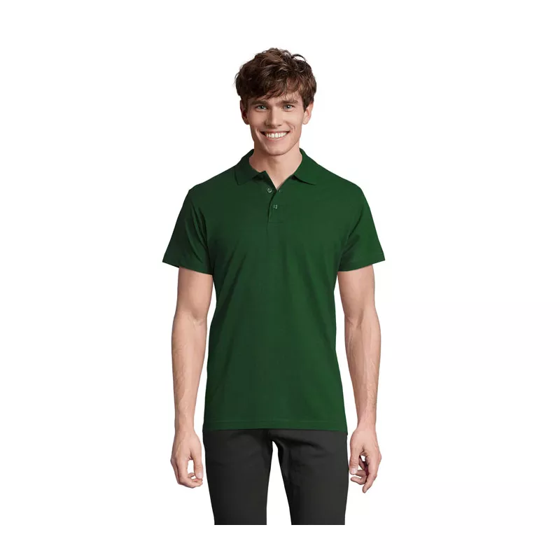 Koszulka polo męska piqué 210 g/m² Sol's SPRING II - Zielony Golf (S11362-GG)