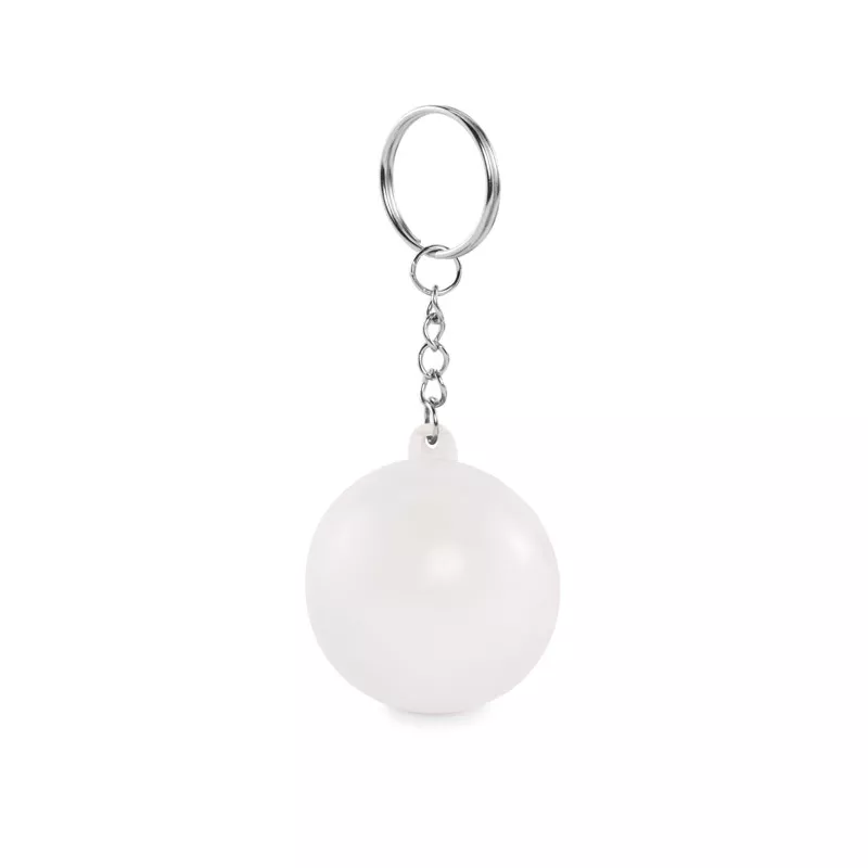 Brelok antystresowy kula z PU CIRKELY - Bialy (MO2454-06)