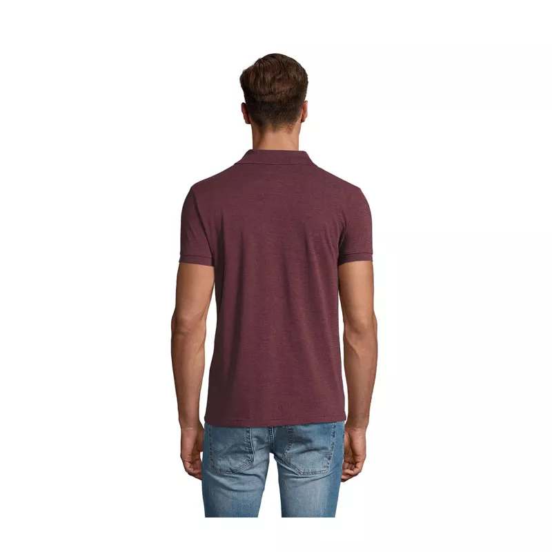 Koszulka polo męska piqué 180 g/m² Sol's PERFECT MEN - Melanż Czerwonobrunatny (S11346-HX)
