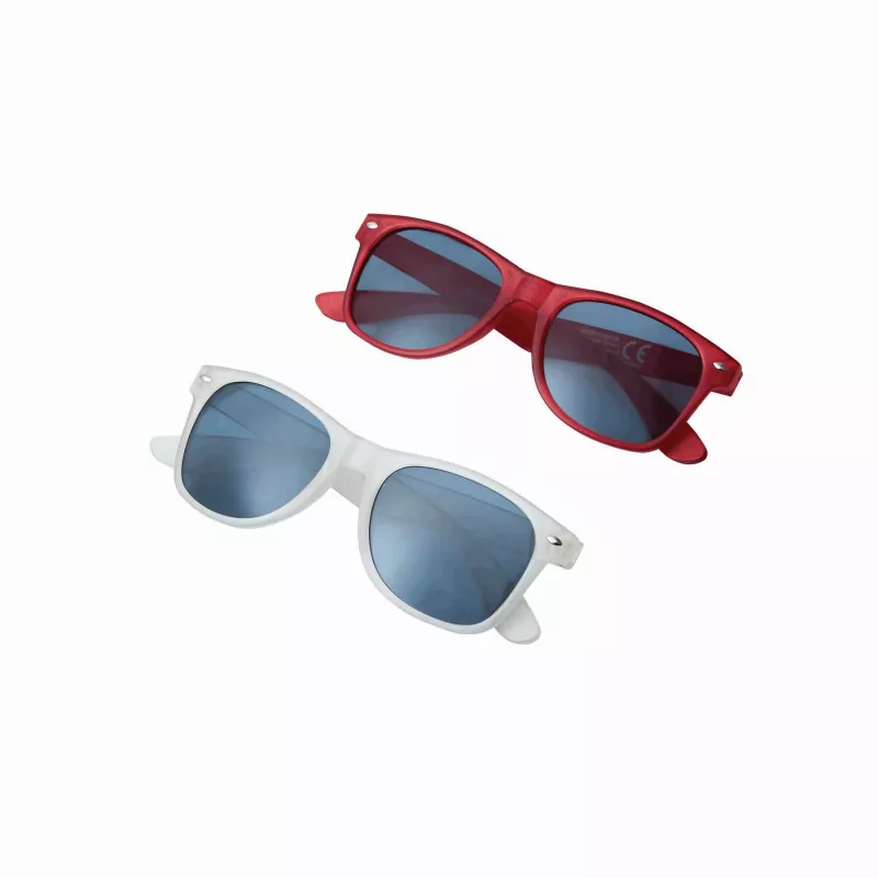 Okulary przeciwsłoneczne POPULAR - czerwony (56-0603070)