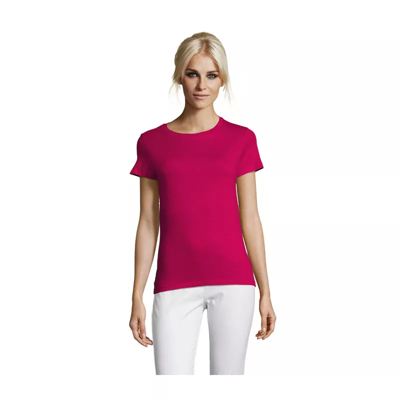 Koszulka damska dopasowana 150 g/m² Sol's REGENT WOMEN - Fuchsia (S01825-FU)