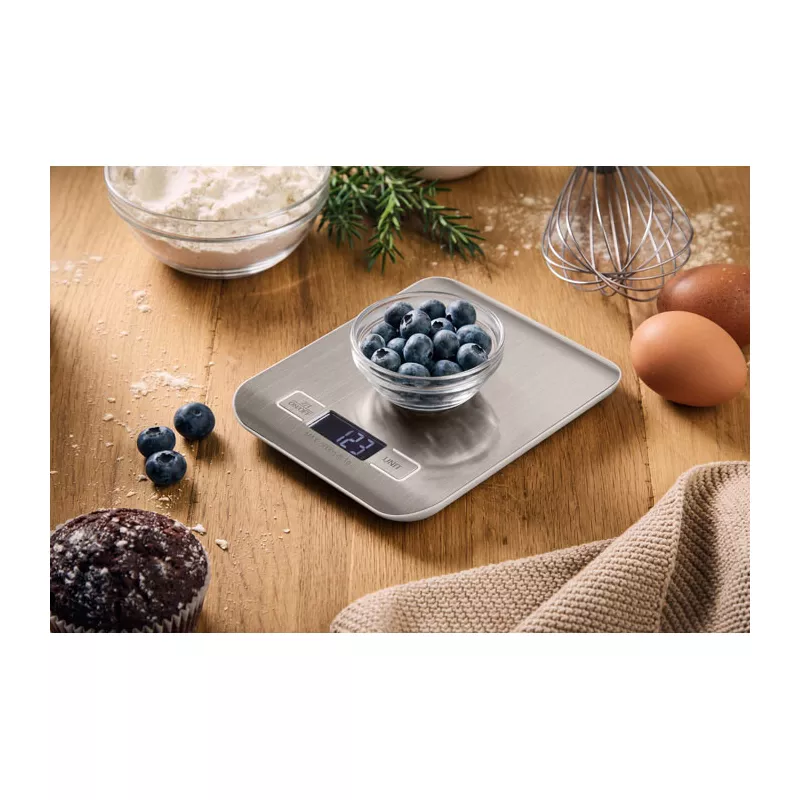 Waga kuchenna cyfrowa do 5 kg SCALE IT - Srebrny (MO3142-14)