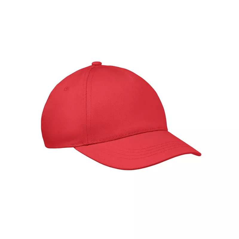 Czapka z daszkiem dziecięca 180 g/m² BUZZ KIDS - Czerwony (MO2346-05)