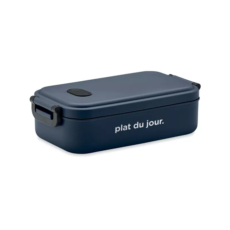 Lunchbox z PP z zaworem i klamrami 800 ml INDUS - Francuski Granat (MO6855-85)