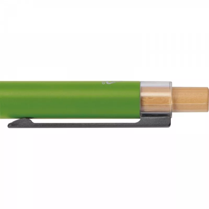 Długopis aluminiowy z recyklingu DORIS - jasnozielony (1384529)