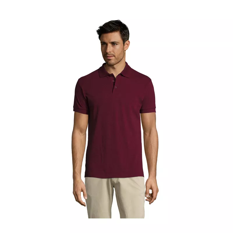 Koszulka polo męska 200 g/m² Sol's PRIME MEN - Burgundy (S00571-BG)
