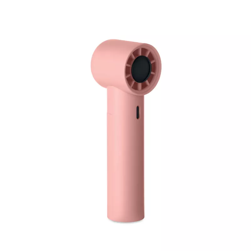 Mini wentylator ręczny z wyświetlaczem 2600 mAh GLACI - Dziecięcy Róż (MO2780-11)