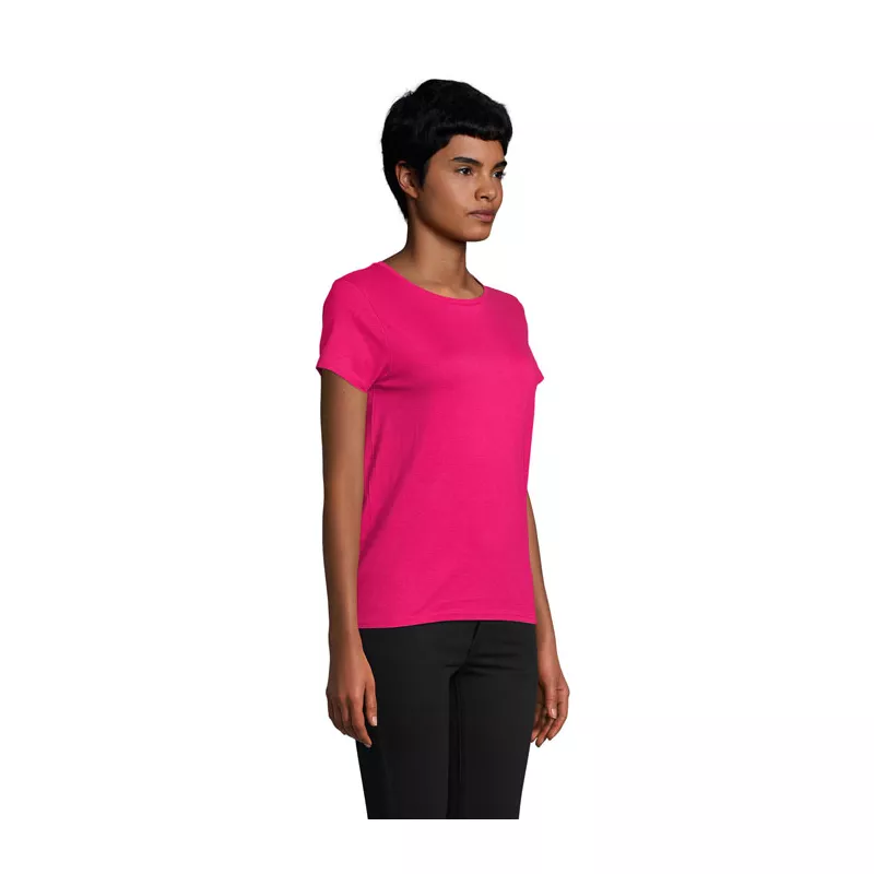 Koszulka damska 150 g/m² Sol's CRUSADER WOMEN - Fuchsia (S03581-FU)