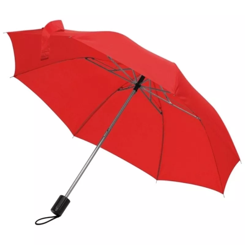 Parasol manualny Ø81 cm LILLE - czerwony (518805)