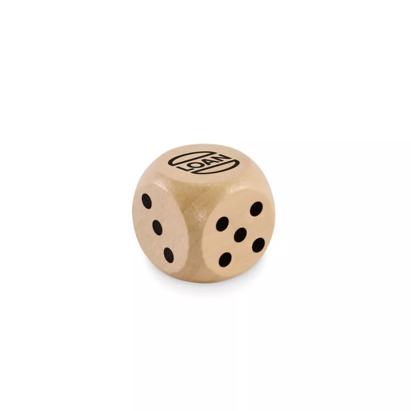Kostka do gry drewniana 3 cm DADIN - Drewna (MO2613-40)