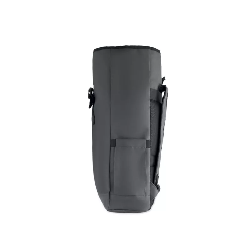 Plecak rolltop na laptop RPET 600D BANGKOK ROLL - Kamienny Szary (MO2643-15)