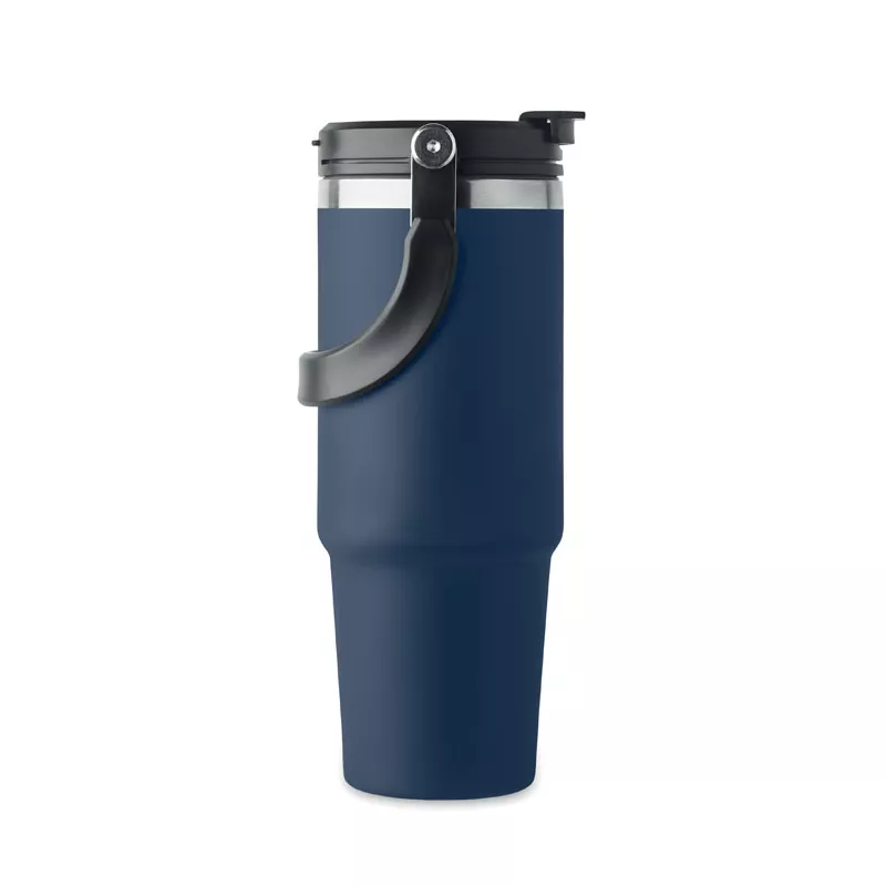 Kubek termiczny ze słomką ze stali 850 ml SUMA HAND - Francuski Granat (MO2561-85)