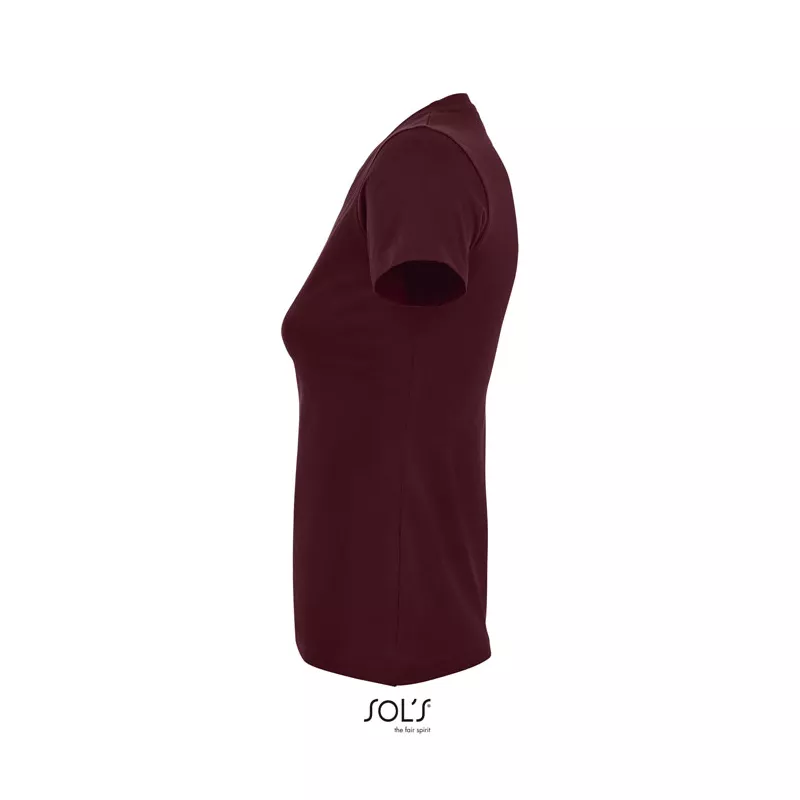 Koszulka damska 190 g/m² Sol's IMPERIAL WOMEN - Burgundy (S11502-BG)