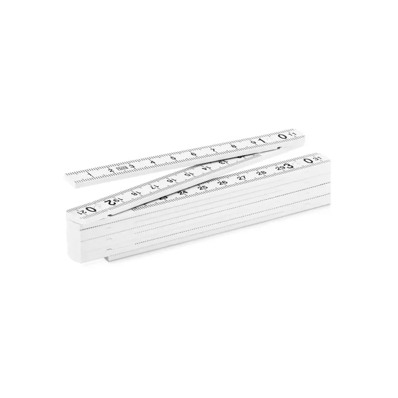 Miarka składana stolarska 1 m METER - Bialy (MO9591-06)