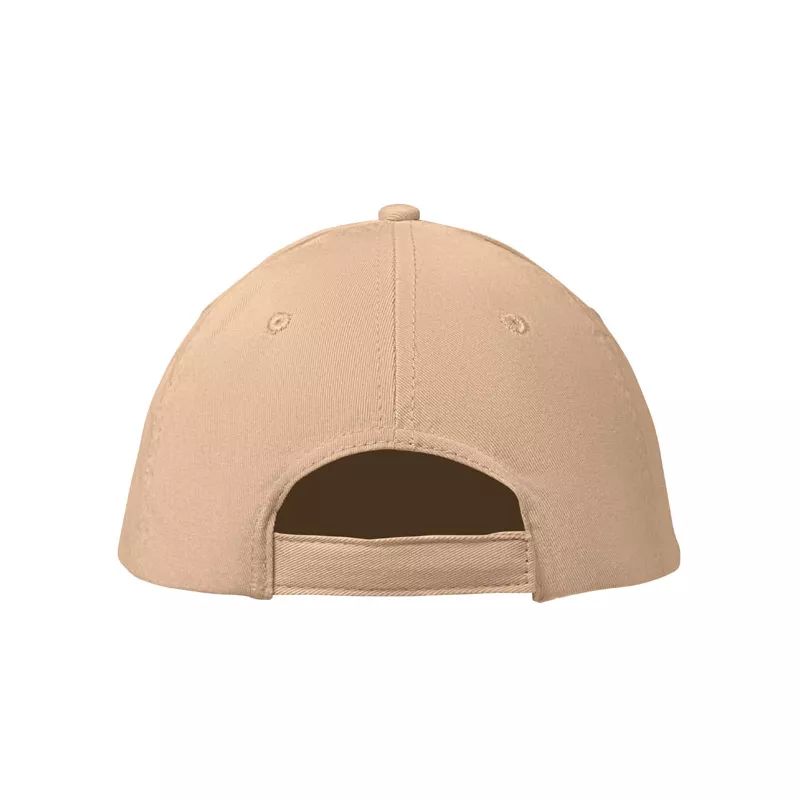 Czapka z daszkiem bawełniana 160 g/m² BASIE APOLLO - Kosc Sloniowa (MO8834-53)