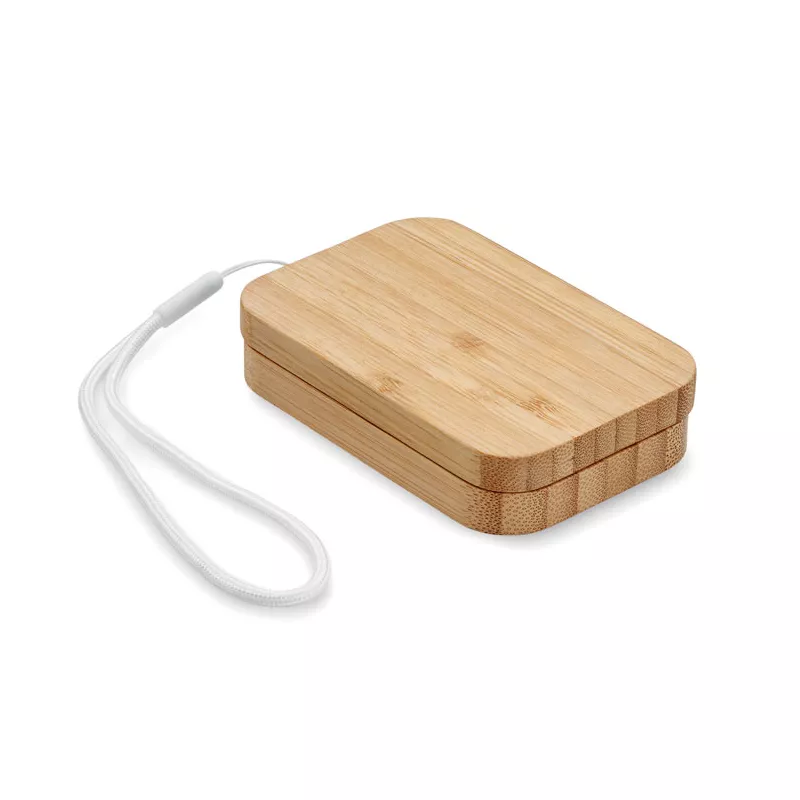 Ładowarka bezprzewodowa 15W z kablem 3 w 1 CHARGOO - Drewna (MO2450-40)