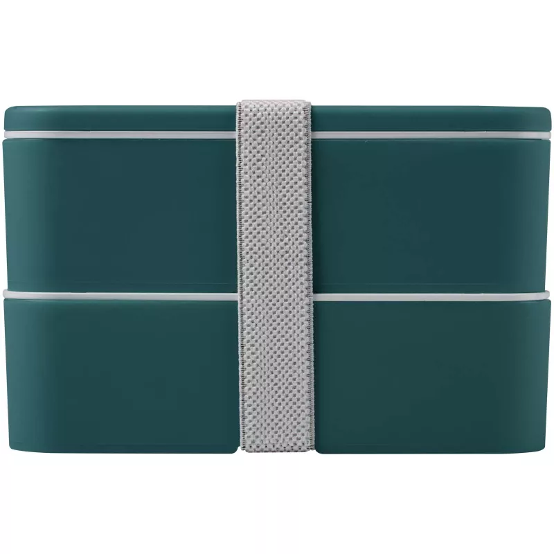 MIYO POP dwupoziomowe pudełko śniadaniowe 700+700 ml - Deep Sea Green (21077964)
