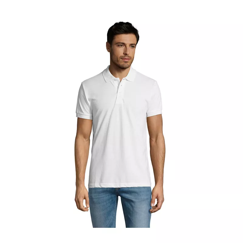 Koszulka polo męska 200 g/m² Sol's PRIME MEN - Bialy (S00571-WH)