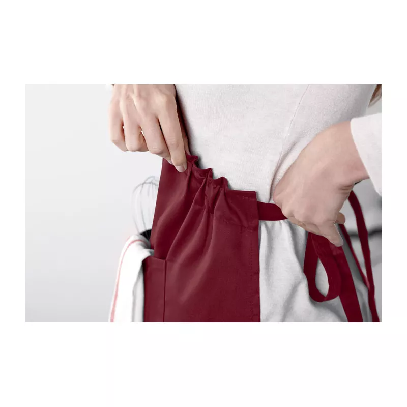 Fartuch kuchenny 190 g/m² FITTED KITAB GRANADA - Burgund (MO8441-02)