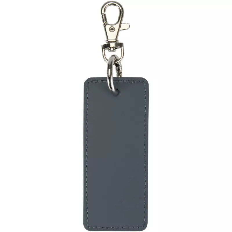 Resi Plus brelok z prostokątną zawieszką z recyklingowanego materiału z certyfikatem GRS - Hale Blue (13014155)